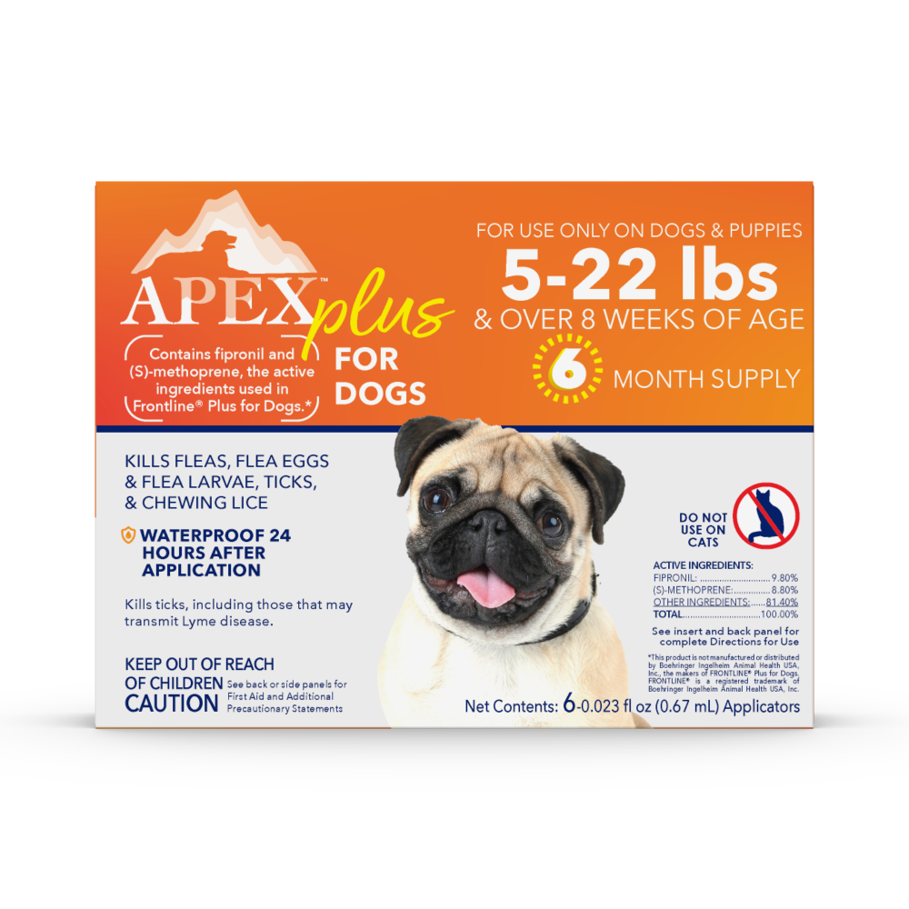 Apex™ Plus for Dogs 5-22 lbs (6 Count)