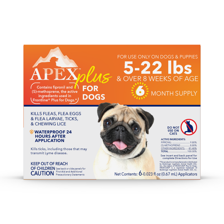 Apex™ Plus for Dogs 5-22 lbs (6 Count)