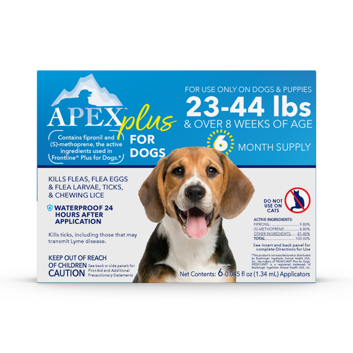 Apex™ Plus for Dogs 23-44 lbs (6 Count)