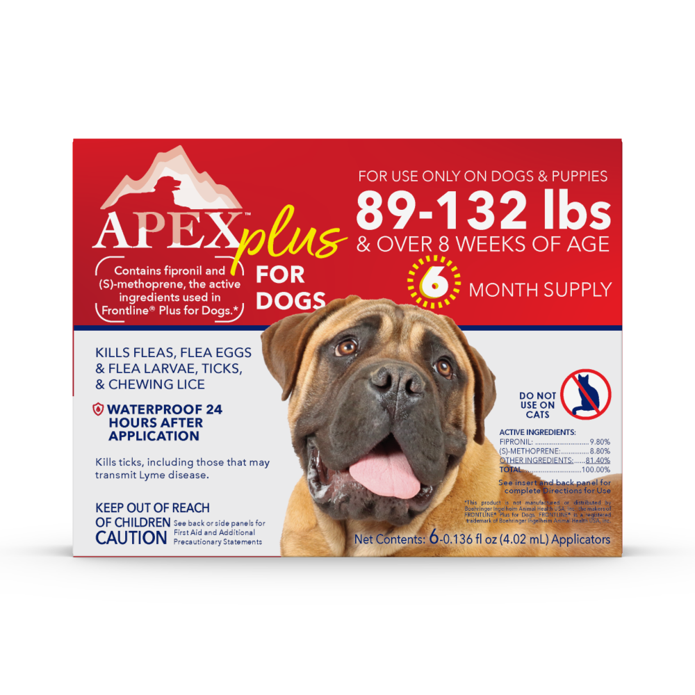 Apex™ Plus for Dogs 89-132 lbs (6 Count)