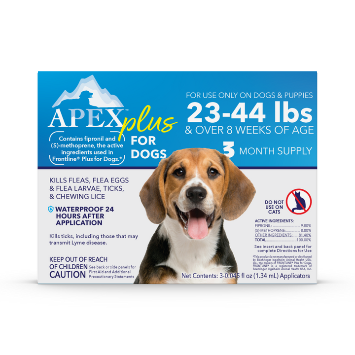 Apex™ Plus for Dogs 23-44 lbs (3 Count)